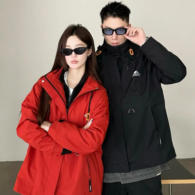 CRUSH KEY Puffer Jackets Unisex-9