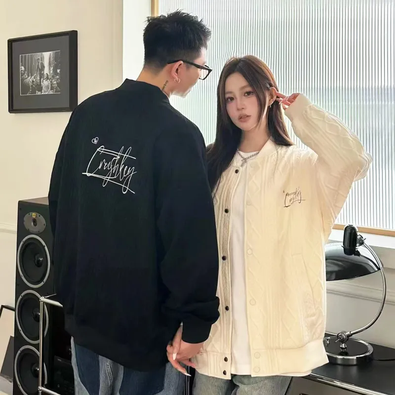 CRUSH KEY Baseball Jacket Unisex-9
