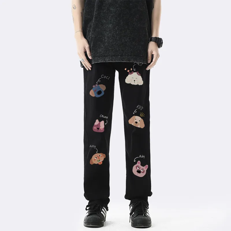 CRUSH KEY Jeans Unisex-8