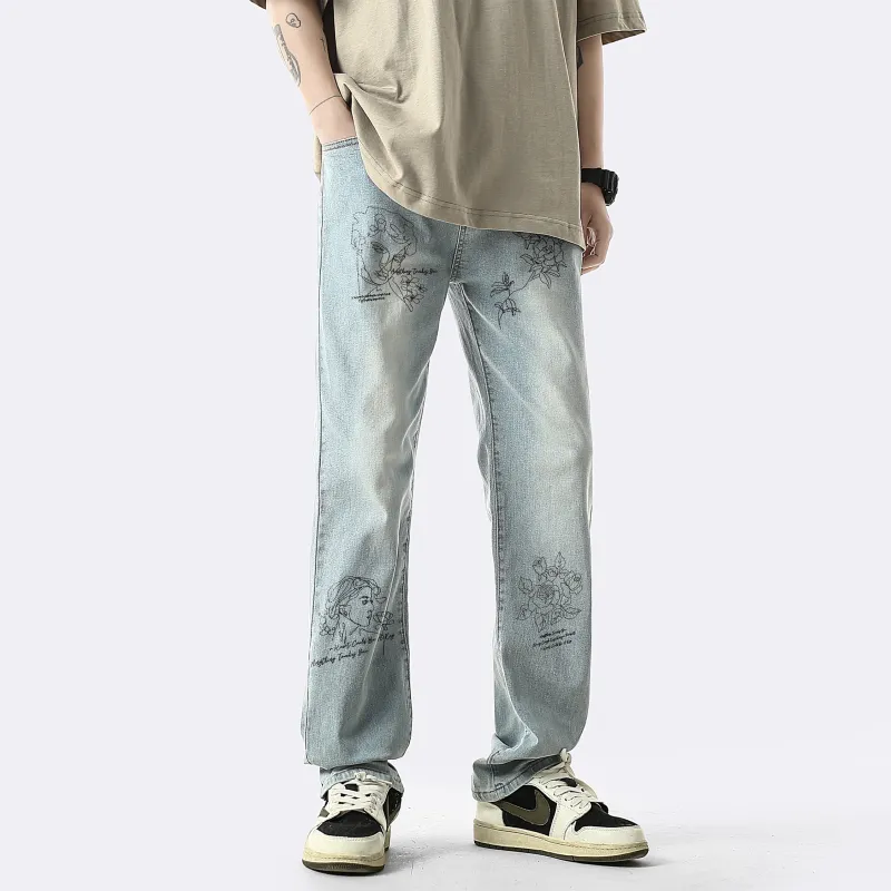 CRUSH KEY Jeans Unisex-15