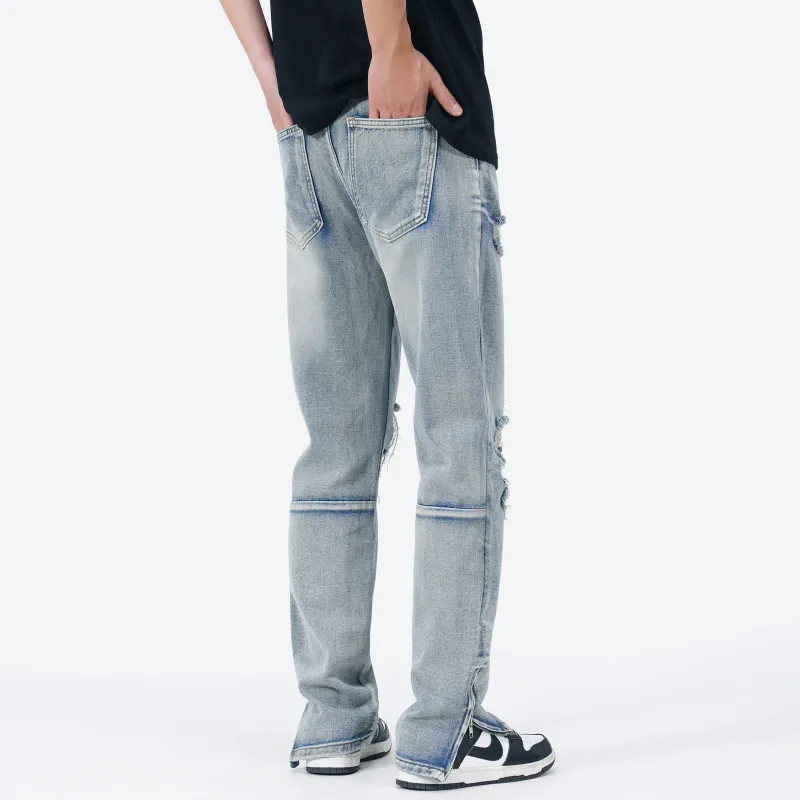 CRUSH KEY Jeans Unisex Blue-6