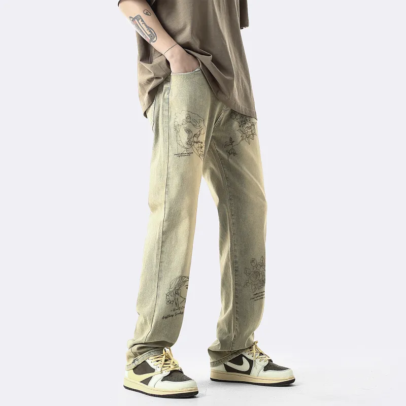CRUSH KEY Jeans Unisex-4