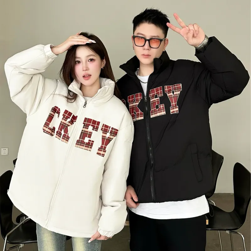 CRUSH KEY Puffer Jackets Unisex-8