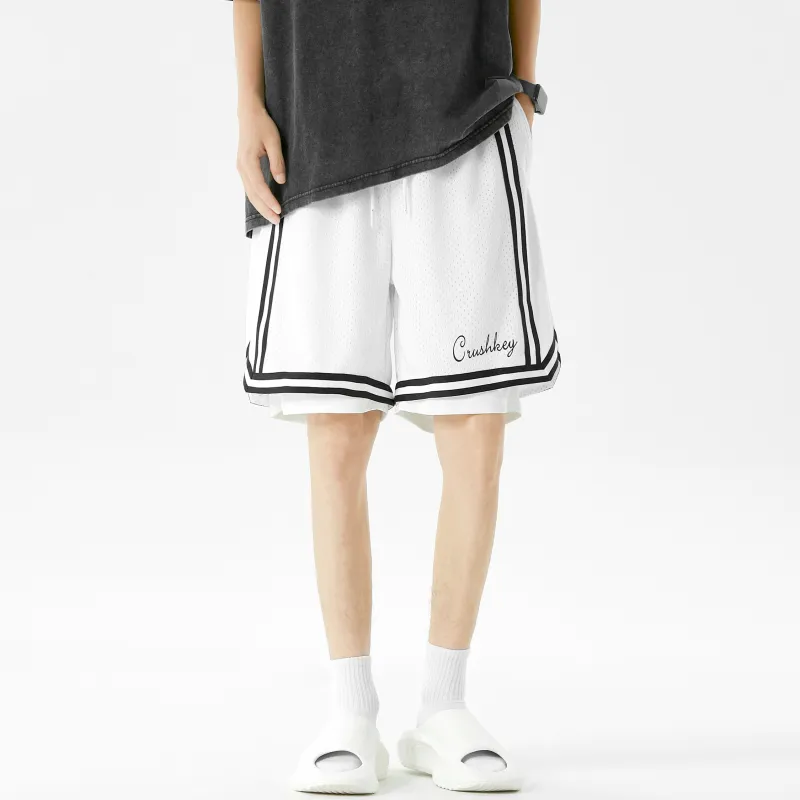 CRUSH KEY Basketball Shorts Unisex-8