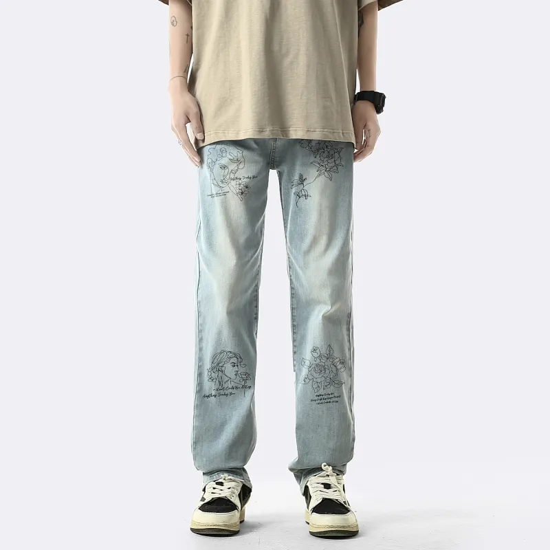 CRUSH KEY Jeans Unisex-13
