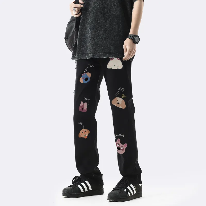 CRUSH KEY Jeans Unisex-11