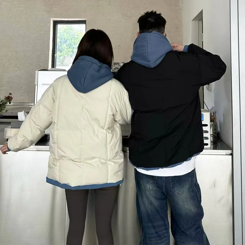 CRUSH KEY Puffer Jackets Unisex-8