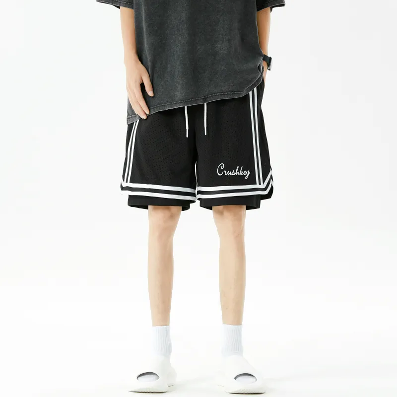 CRUSH KEY Basketball Shorts Unisex-2