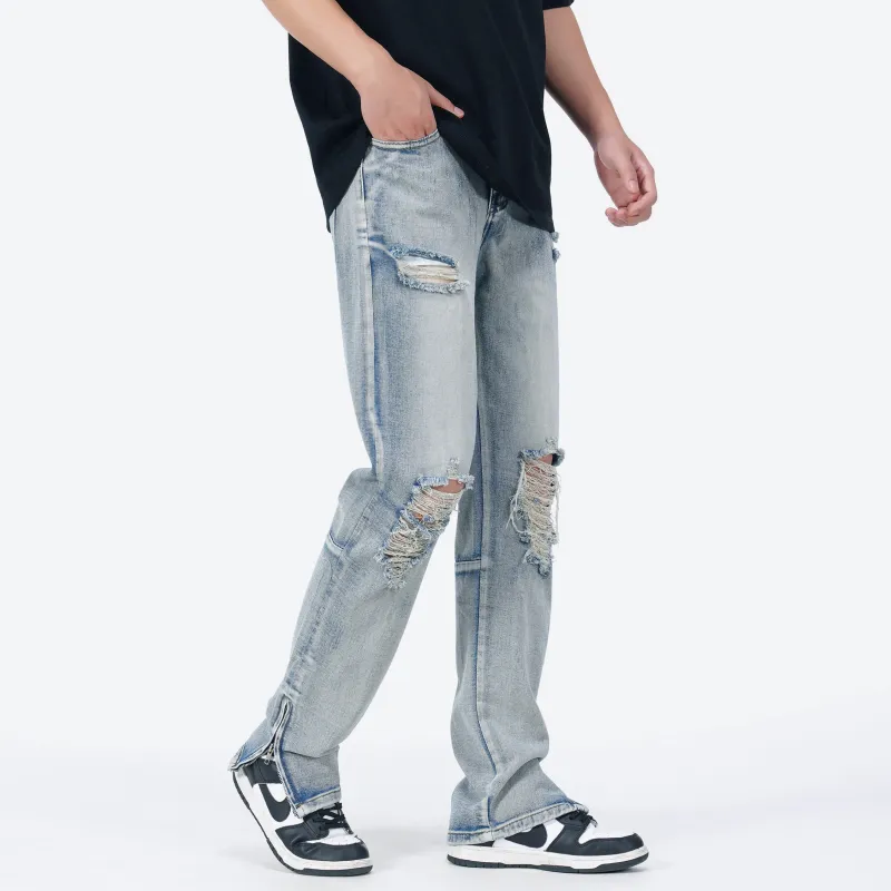 CRUSH KEY Jeans Unisex Blue-7