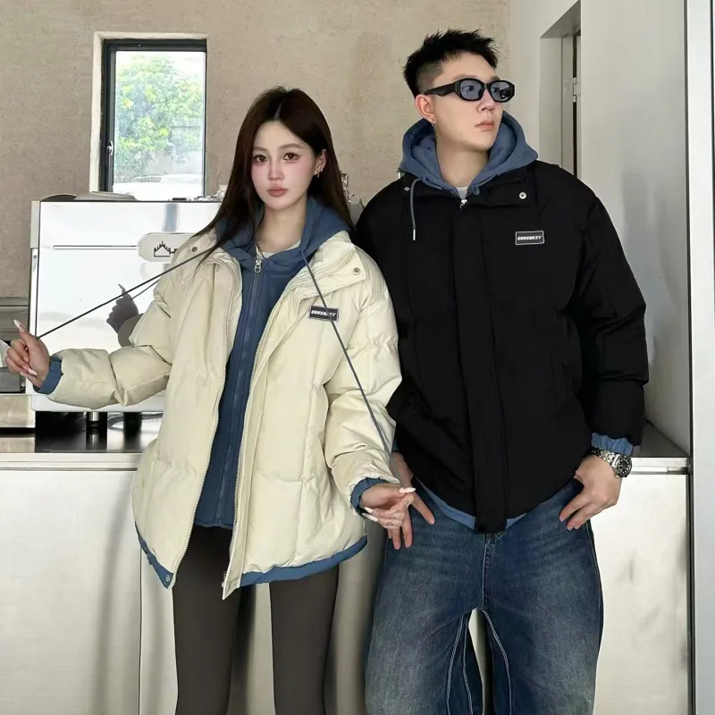 CRUSH KEY Puffer Jackets Unisex-4