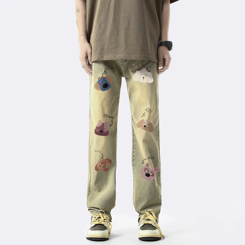 CRUSH KEY Jeans Unisex-2