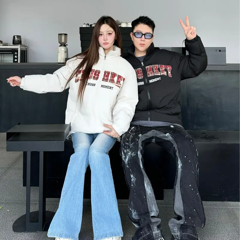 CRUSH KEY Puffer Jackets Unisex-10