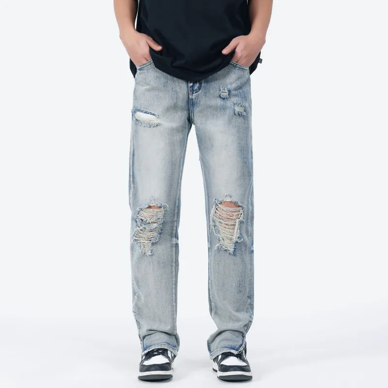 CRUSH KEY Jeans Unisex Blue-5
