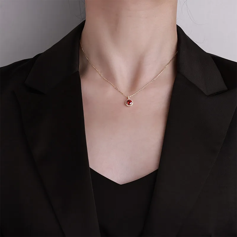 Golden Linmen S925 Silver Necklaces Women's-4