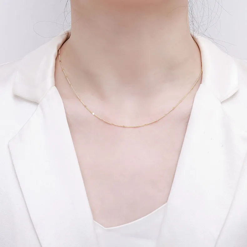 Golden Linmen S925 Silver Necklaces Women's-3