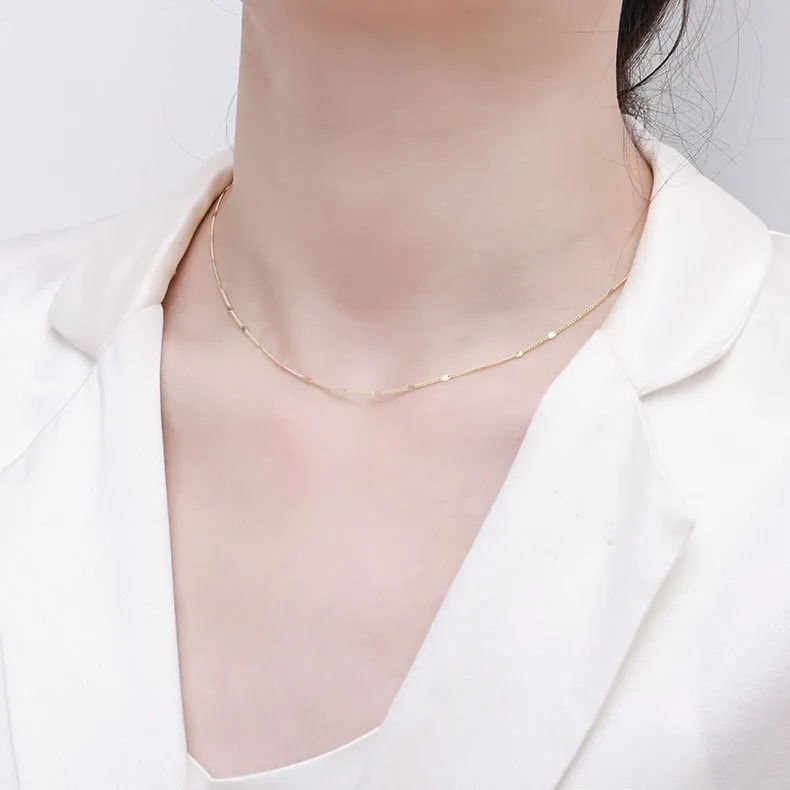 Golden Linmen S925 Silver Necklaces Women's-4