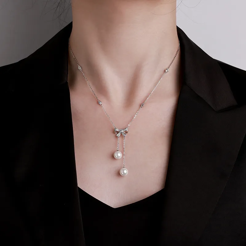 Golden Linmen S925 Silver Necklaces Women's-3