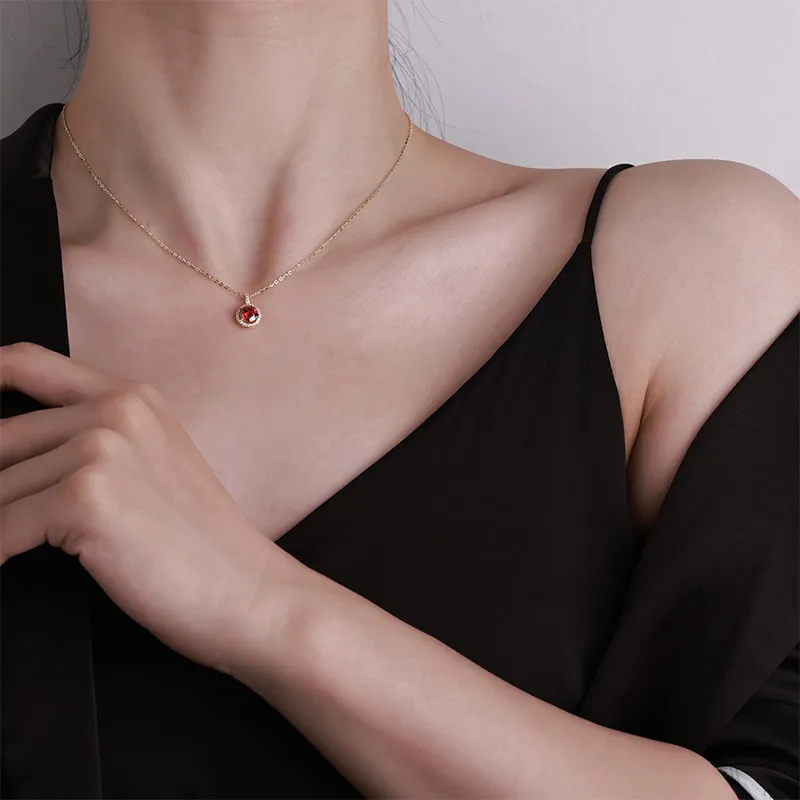 Golden Linmen S925 Silver Necklaces Women's-3