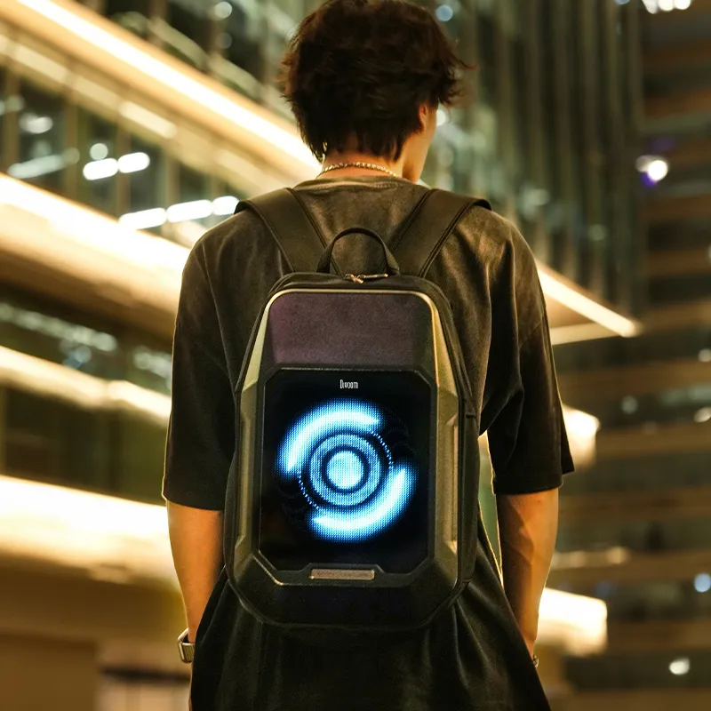 Divoom Polyester Backpack Large Size Men's Black-1