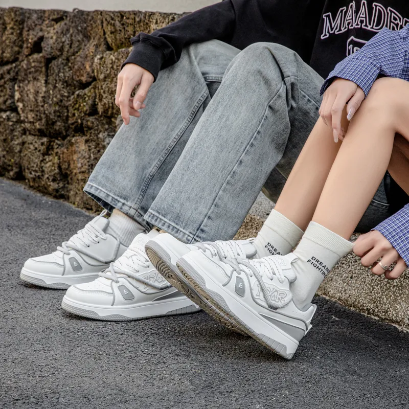 Marino Orlandi Abrasion Resistant Height Increasing Low Top Skateboard Shoes Unisex-14