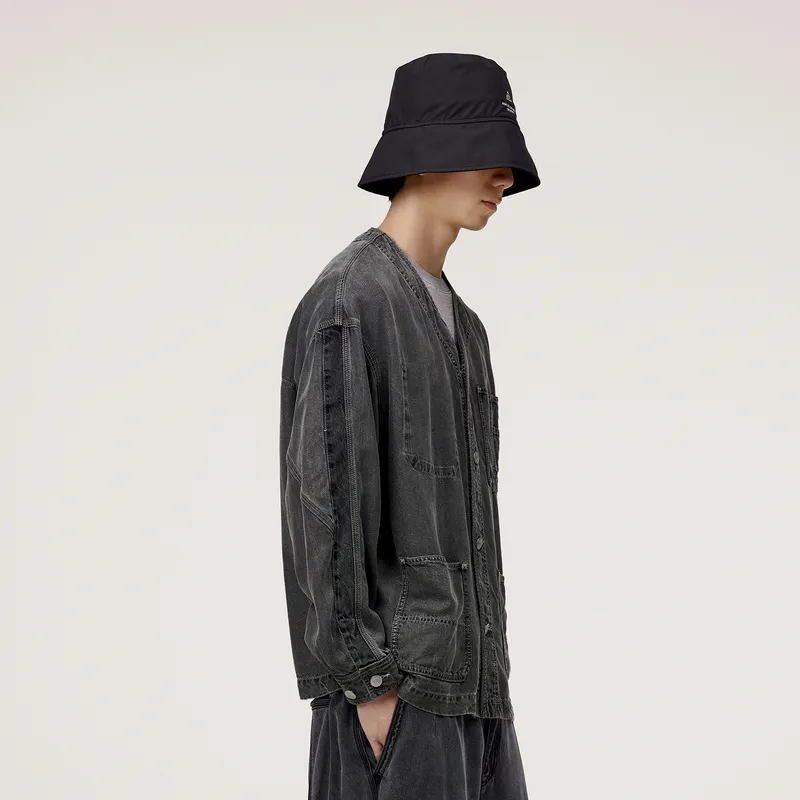 CROQUIS Jackets Men 990 Denim Black-4