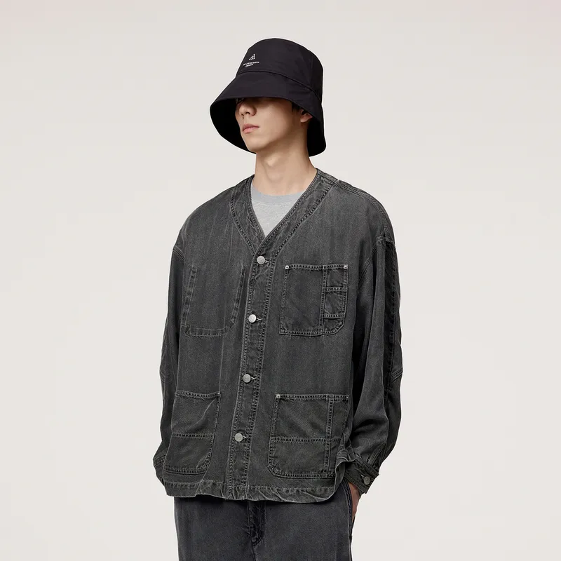 CROQUIS Jackets Men 990 Denim Black-2
