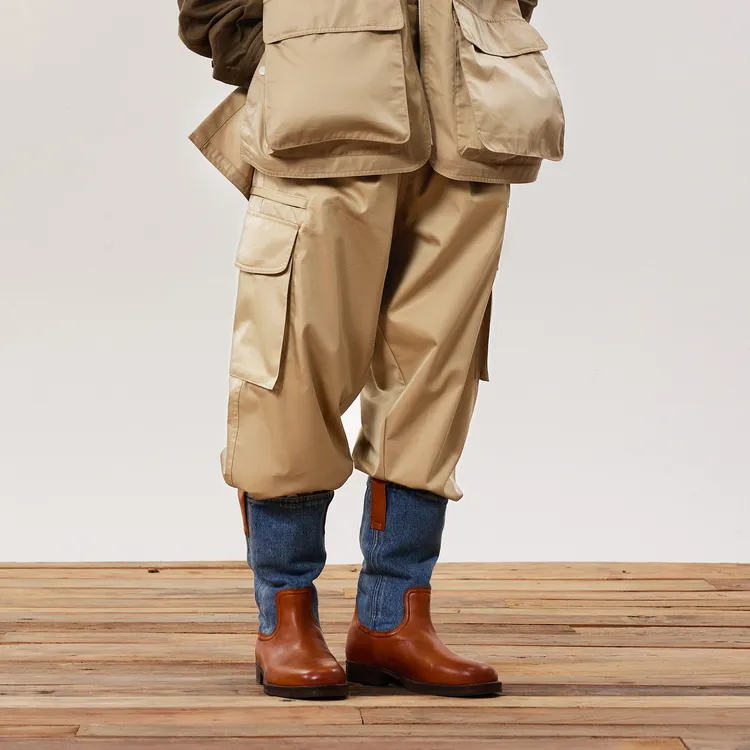 CROQUIS Casual Pants Men 251 Medium Khaki-2