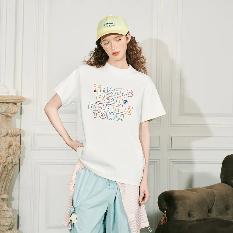 BEETLE TOWN Short Sleeved T Shirts Women's-10