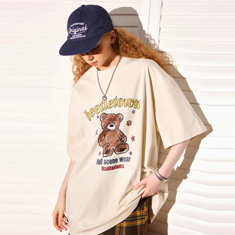 BEETLE TOWN Short Sleeved T Shirt Unisex-4