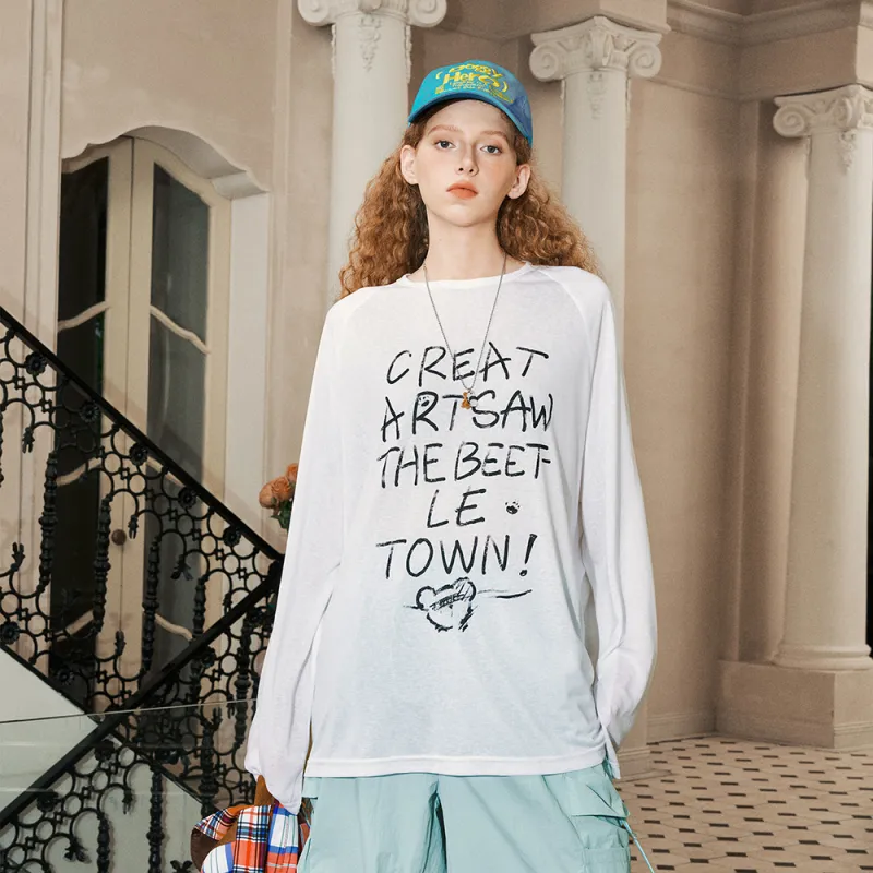 BEETLE TOWN Long Sleeved T Shirt Women's-5