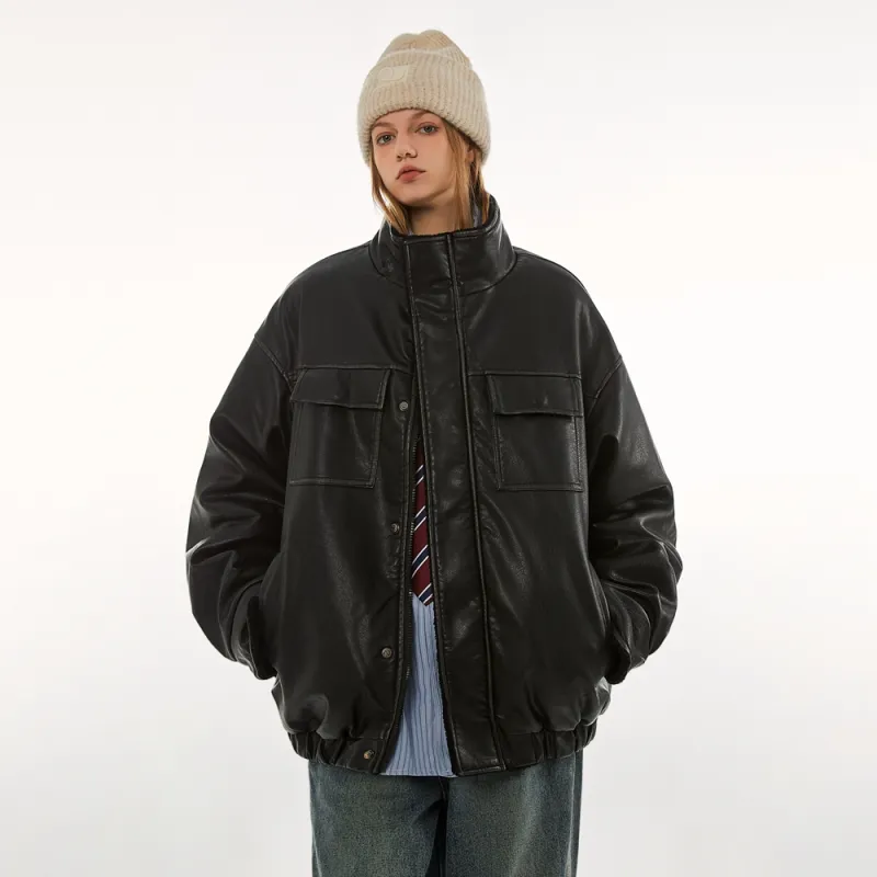 BEETLE TOWN Cotton Lint Jacket Unisex-6