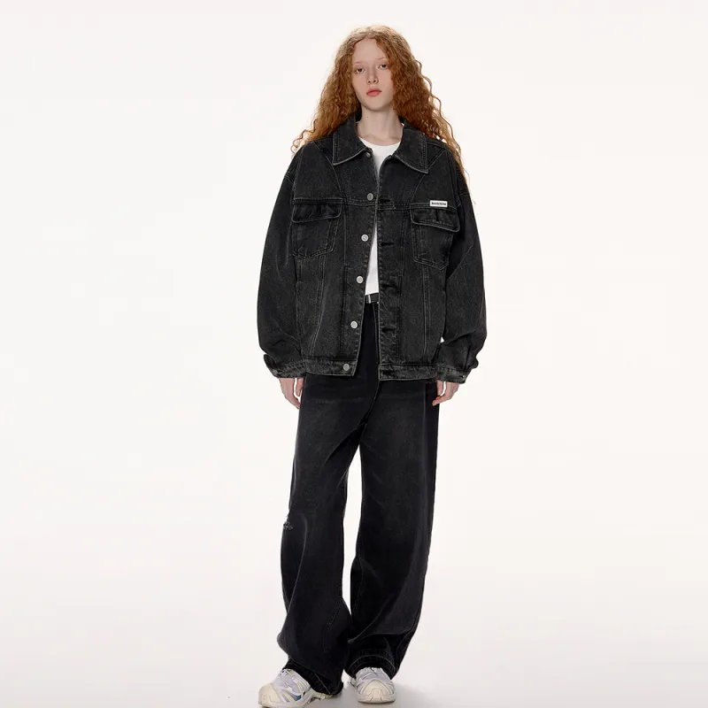 BEETLE TOWN Denim Jacket Unisex-5