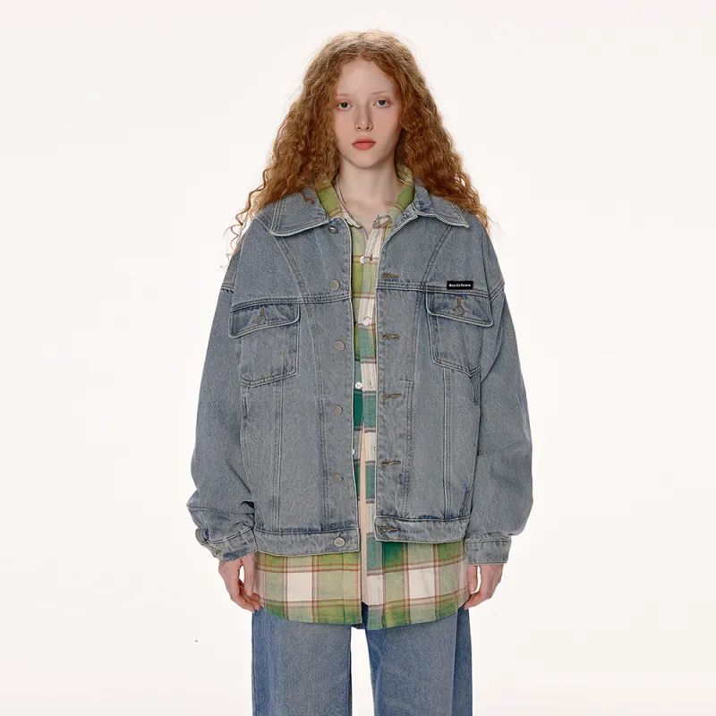 BEETLE TOWN Denim Jacket Unisex-9