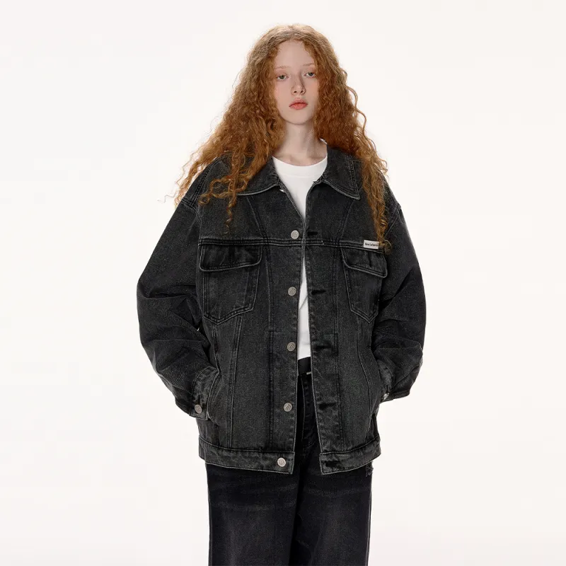 BEETLE TOWN Denim Jacket Unisex-4