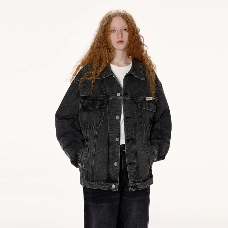 BEETLE TOWN Denim Jacket Unisex-6