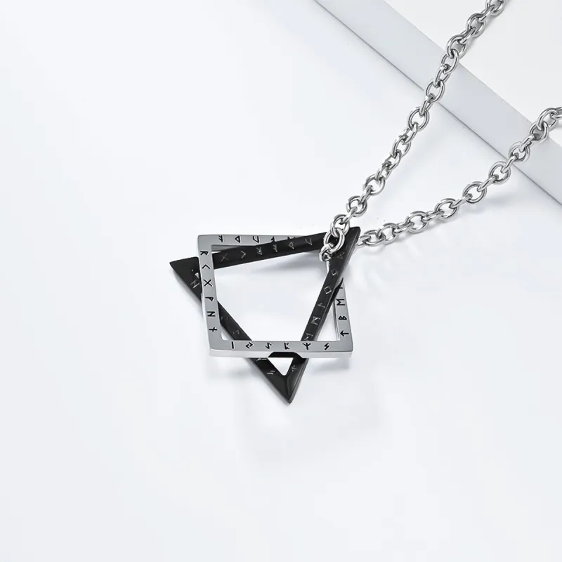 Sanpowa Stainless Steel Necklaces Men's-2