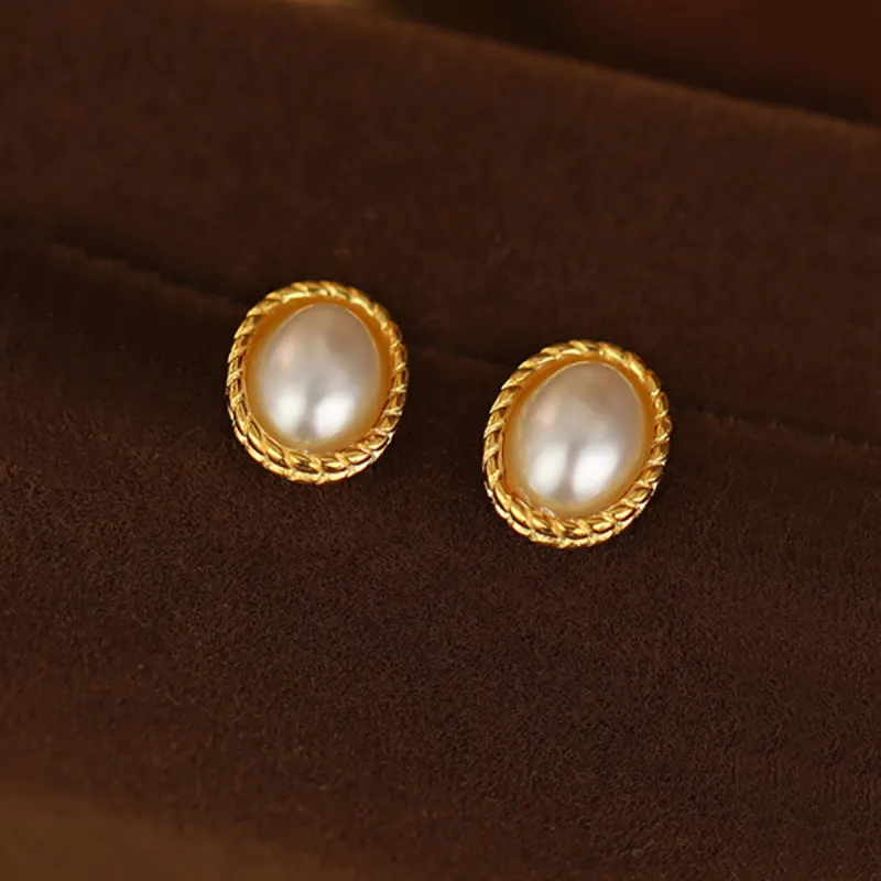 Sanpowa 925 Sterling Silver Stud Earrings Women's-9