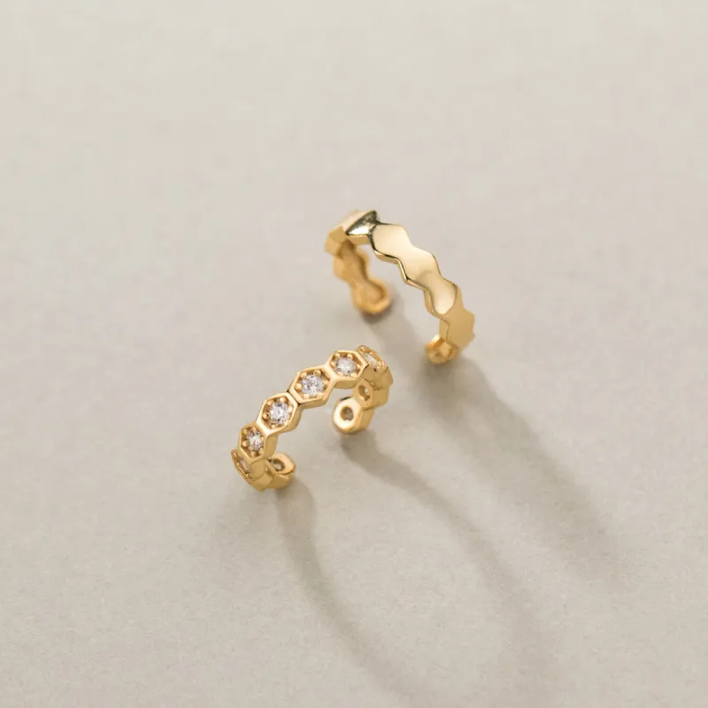 Sanpowa 925 Sterling Silver Clip On Earrings Women's-2
