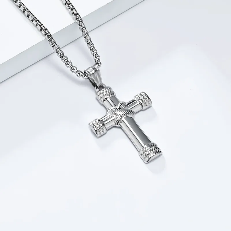 Sanpowa Stainless Steel Necklaces Men's-6