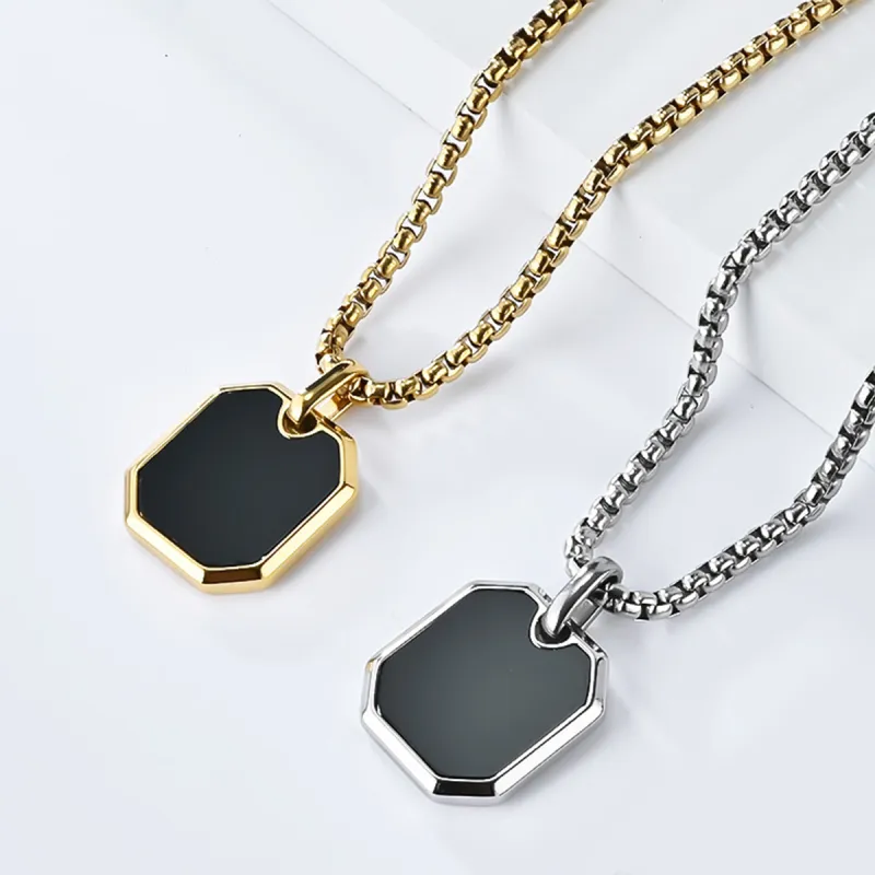Sanpowa Stainless Steel Necklaces Men's-2