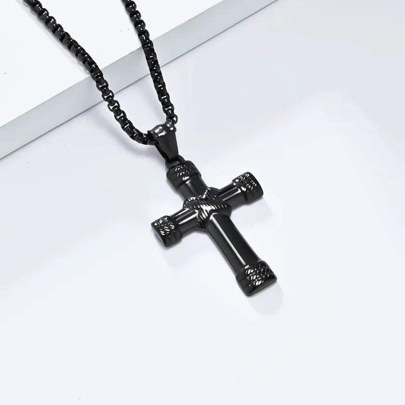 Sanpowa Stainless Steel Necklaces Men's-3