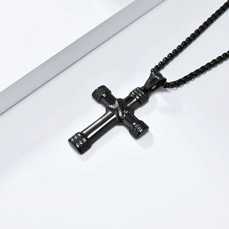 Sanpowa Stainless Steel Necklaces Men's-2