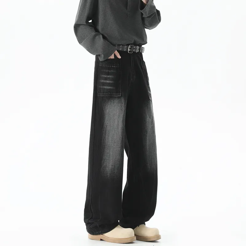 PANDA ADEVIL Jeans Unisex Black Gray-3