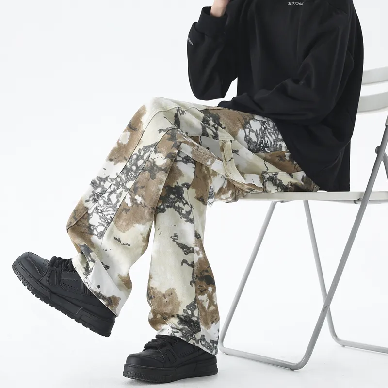 PANDA ADEVIL Jeans Unisex Desert Camouflage-5