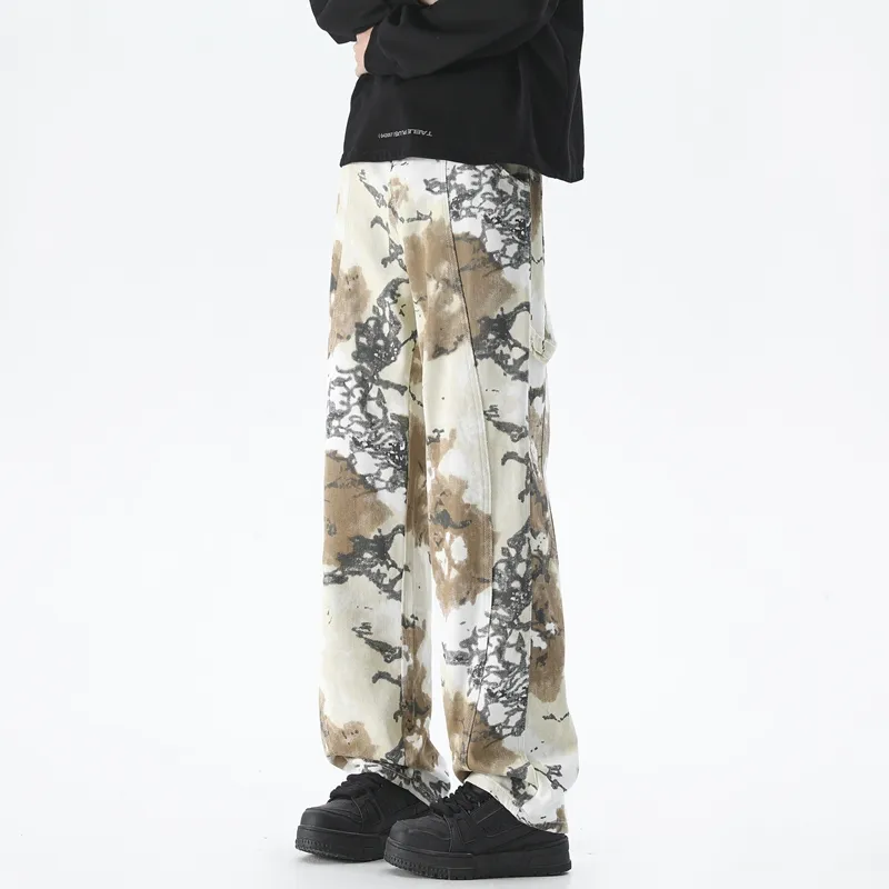 PANDA ADEVIL Jeans Unisex Desert Camouflage-2