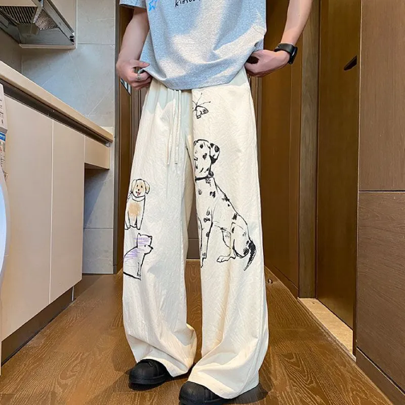 PANDA ADEVIL Casual Pants Unisex-3