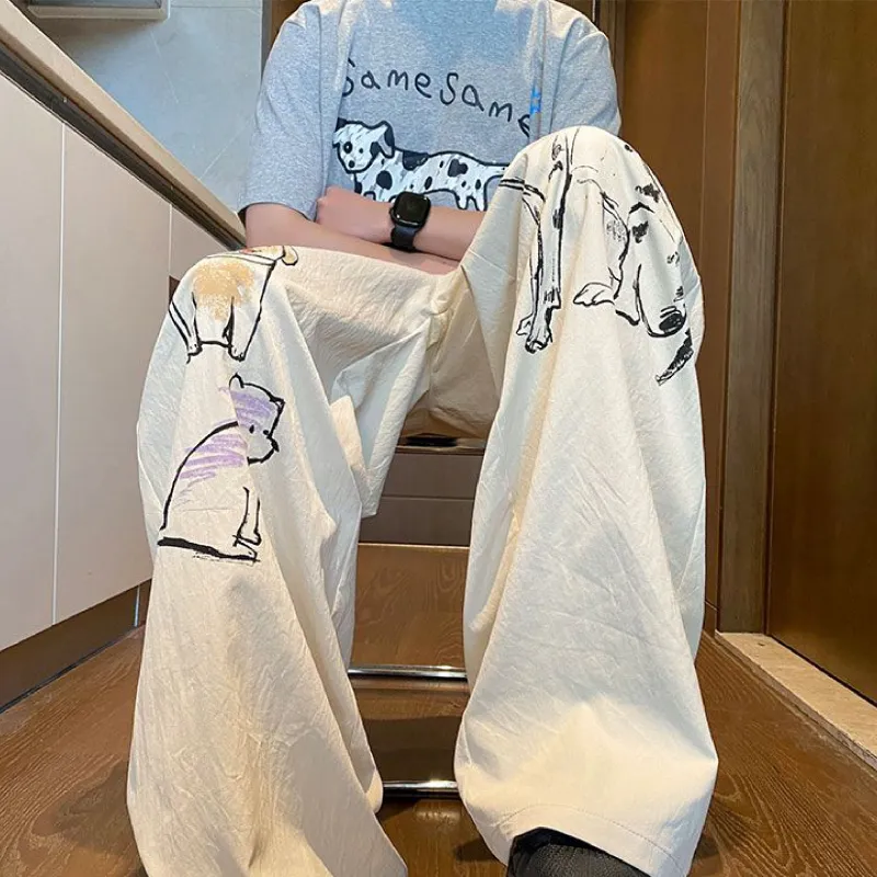 PANDA ADEVIL Casual Pants Unisex-2
