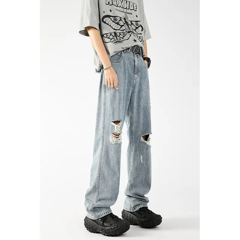 PANDA ADEVIL Jeans Unisex Light Blue-3