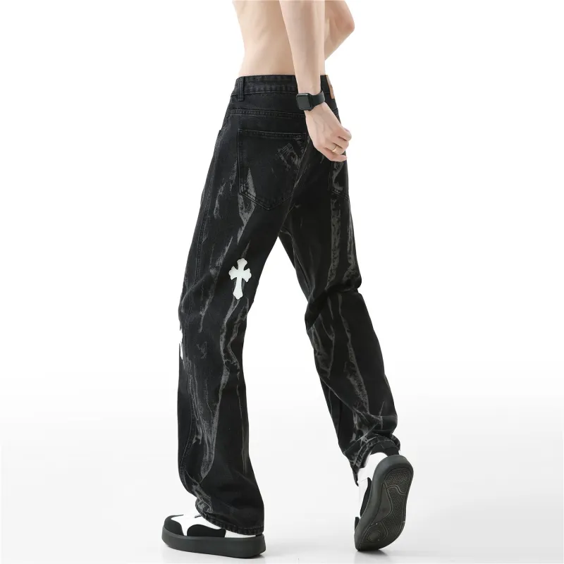 PANDA ADEVIL Jeans Unisex Black-3