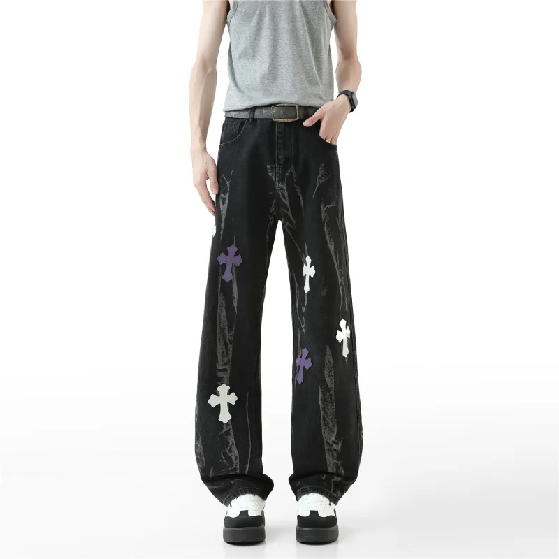 PANDA ADEVIL Jeans Unisex Black-2
